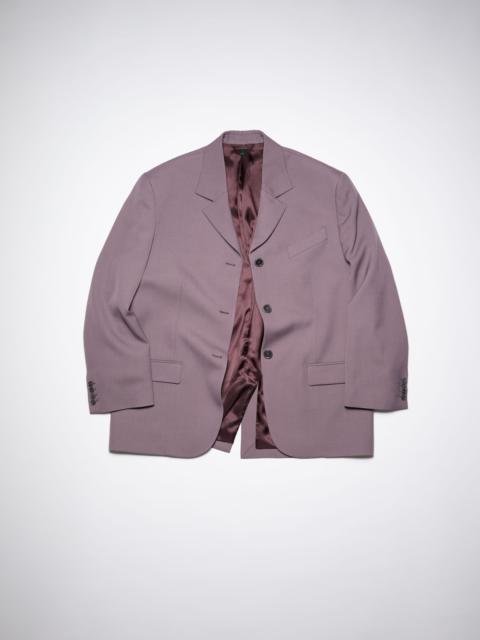 Acne Studios 오버사이즈 슈트 재킷 - Mauve Purple