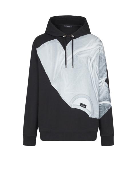 Balmain Hoodie with T-shirt print