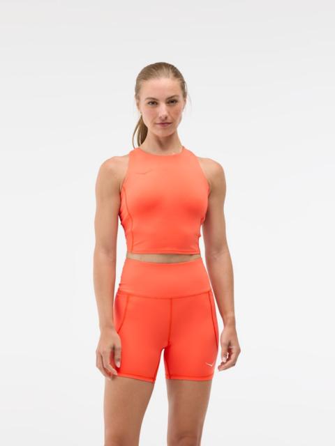 Women's Elaro Crop Bra in Bell Pepper