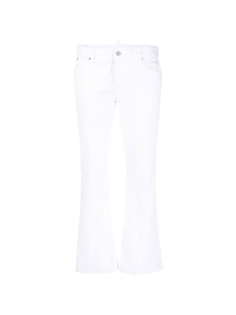 DSQUARED2 bootcut cropped trousers