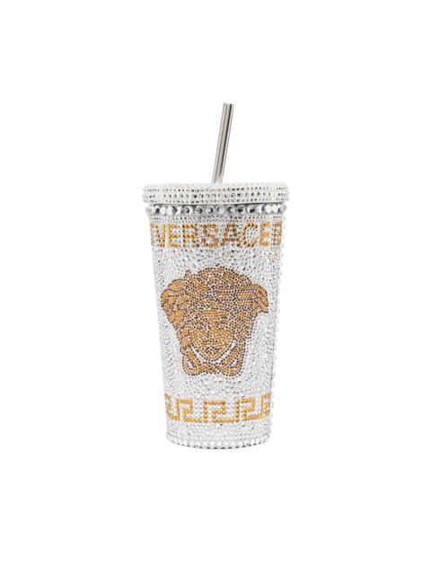 VERSACE Medusa crystal-embellished travel cup