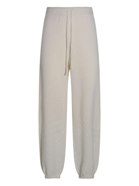 FABIANA FILIPPI sequin-embellished drawstring trousers