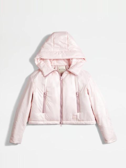 Tod's SHORT PADDED JACKET - PINK