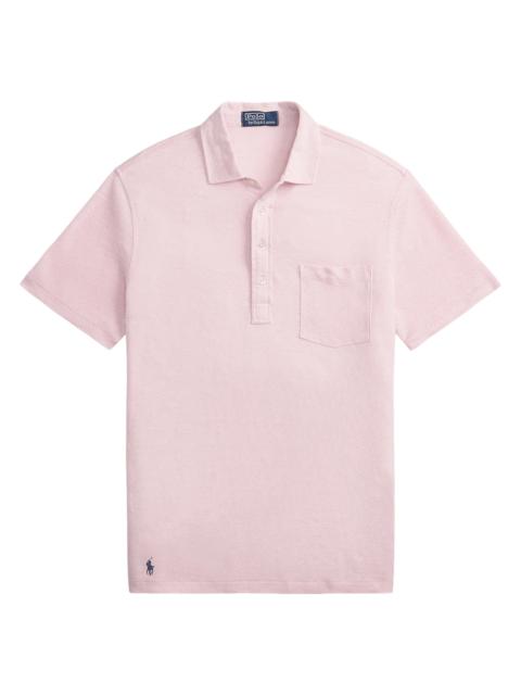 Polo Ralph Lauren Men's Short Sleeve Linen Piqué Polo Shirt - Garden Pink