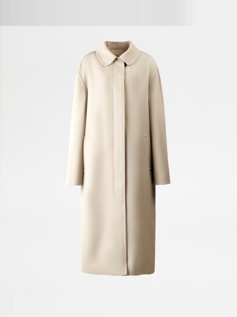 Tod's OVER COAT IN WOOL - BEIGE