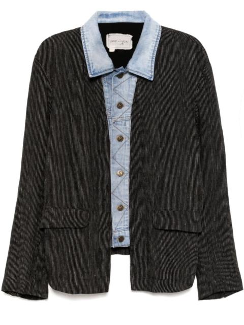 Greg Lauren panelled overjacket