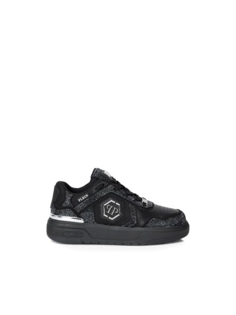 PHILIPP PLEIN SK8R rhinestone low-top sneakers