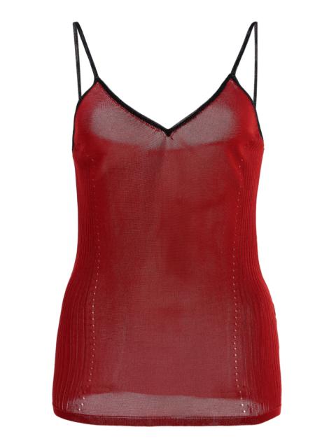 HIGH SPORT Tyler Knit Camisole Top red