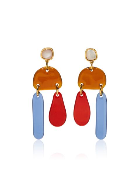 LIZZIE FORTUNATO Sun And Sea Earrings multi