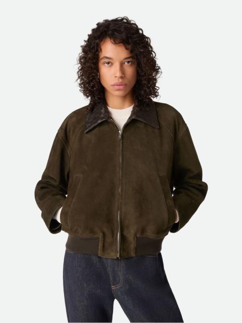 Bottega Veneta Suede Leather Blouson