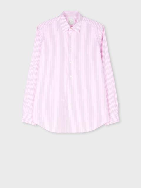 Paul Smith Pink Stripe Cotton Shirt