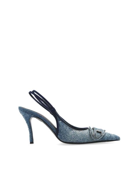 Diesel 80mm D-Venus slingback pumps