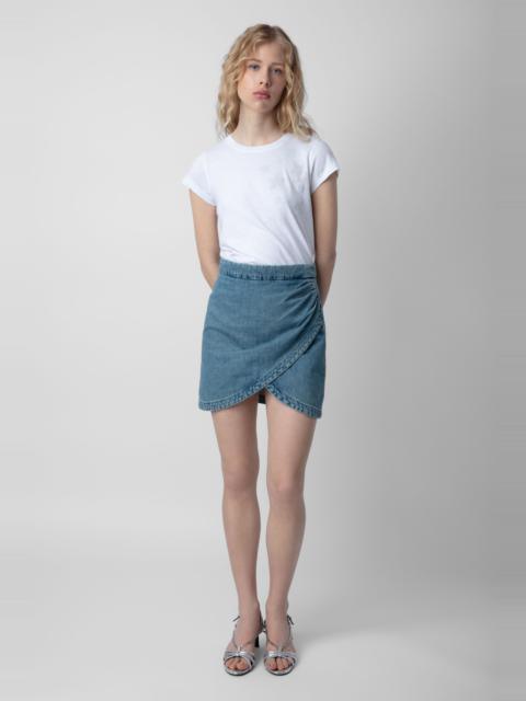 Zadig & Voltaire Skinny Stars Diamanté T-Shirt