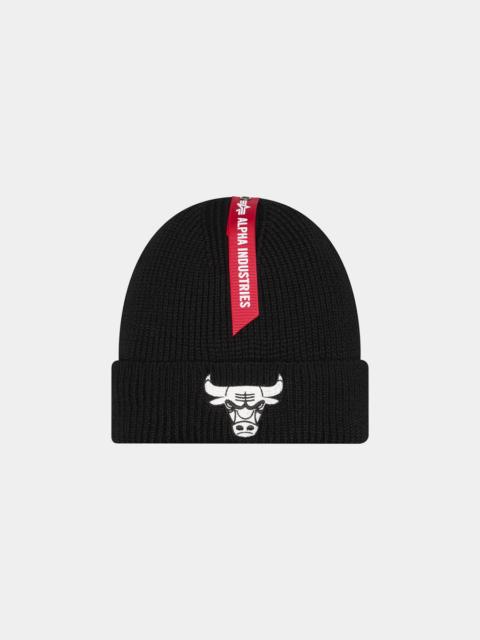 ALPHA INDUSTRIES CHICAGO BULLS X ALPHA X NEW ERA SHORT CUFF BEANIE