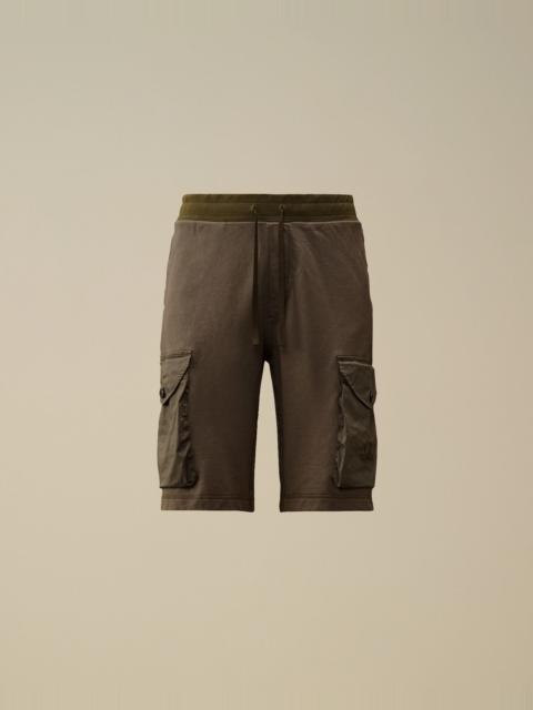 C.P. Company Diagonal Fleece Mixed Cargo Shorts