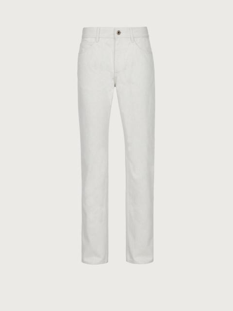 FERRAGAMO FIVE POCKET TROUSERS