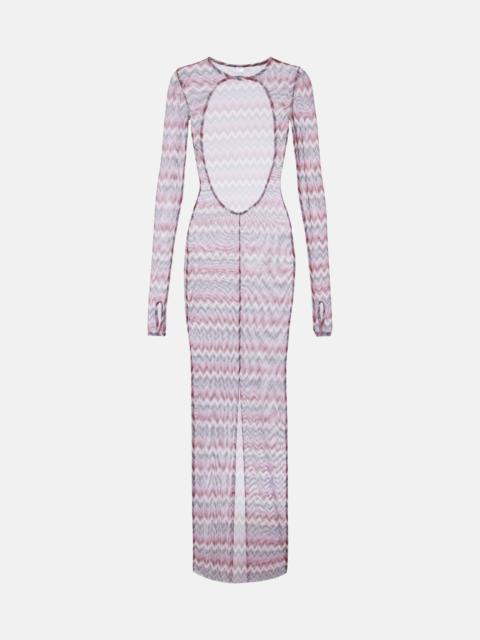 BANANHOT Renne printed cotton maxi dress