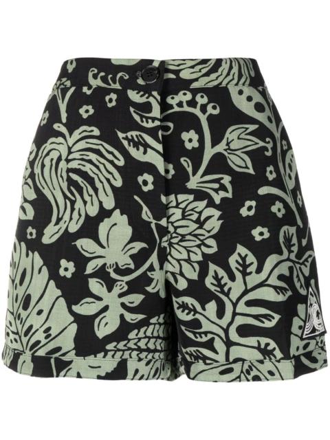 Jil Sander printed cotton shorts