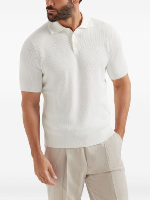Brunello Cucinelli button-placket polo shirt