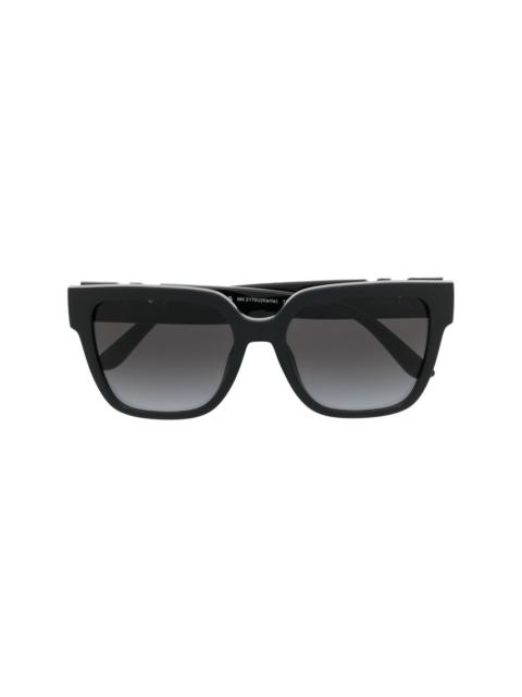 MICHAEL KORS logo-plaque square-frame sunglasses