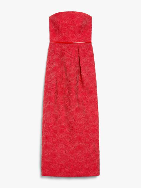Max Mara MANTO Cloqué bustier dress