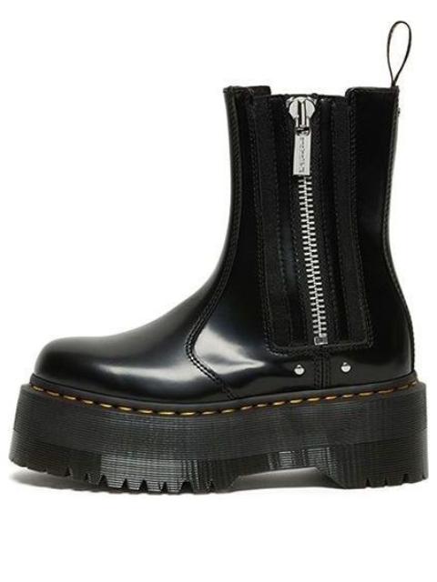 (WMNS) Dr. Martens 2976 Max Leather Platform Chelsea Boots 'Black' 26903001