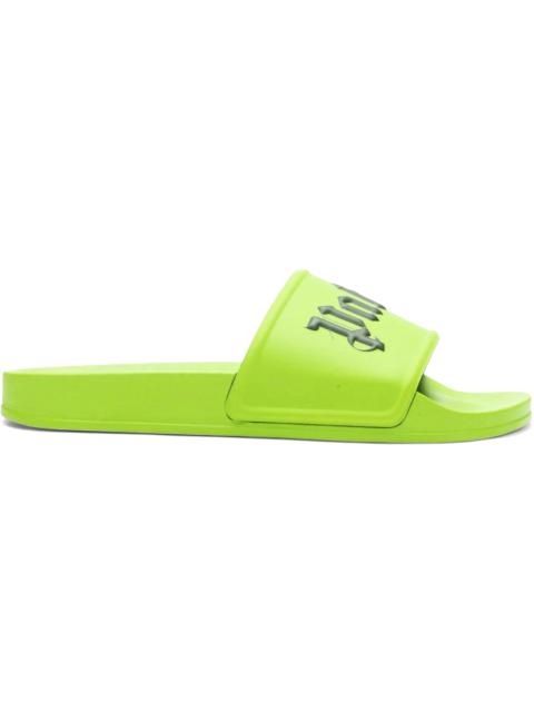 Palm Angels Palm Angels Pool Slides Light Green