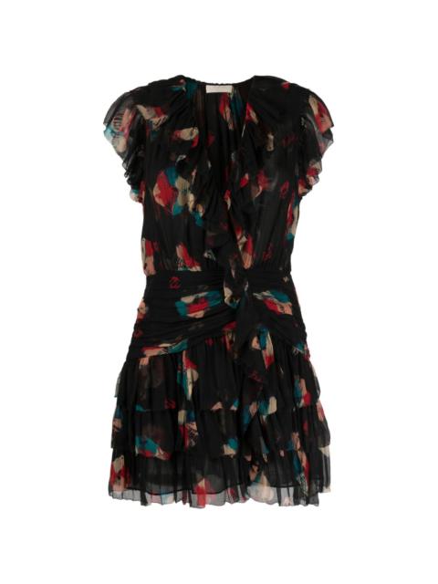 Zina graphic-print minidress