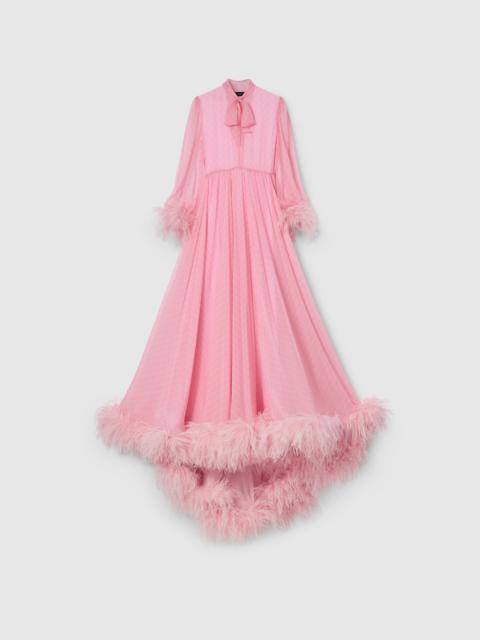 GUCCI Printed silk chiffon dress