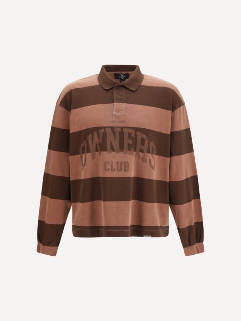 REPRESENT Striped Owners Club rugby Polo