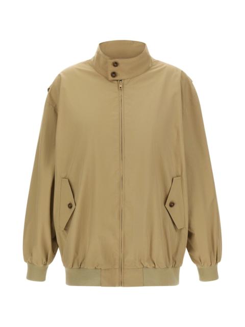 MM6 Maison Margiela 'White Stitch Line' jacket