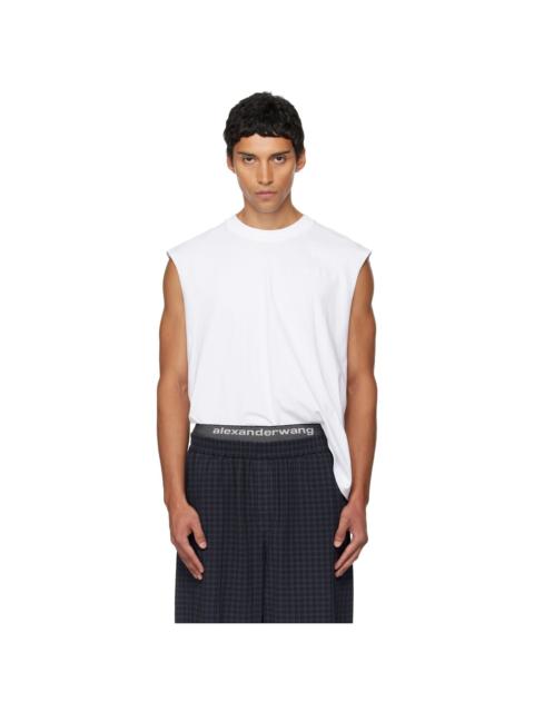 Alexander Wang White Muscle Tank Top