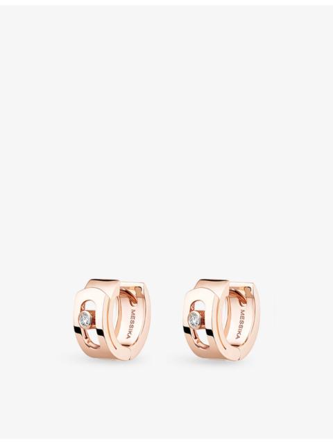 MESSIKA Move Noa 18ct Gold And 0.30ct Diamond Hoop Earrings