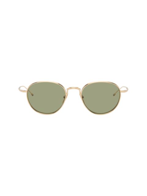 Thom Browne Gold Titanium Round Sunglasses