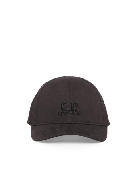 C.P. Company logo-embroidered gabardine cap