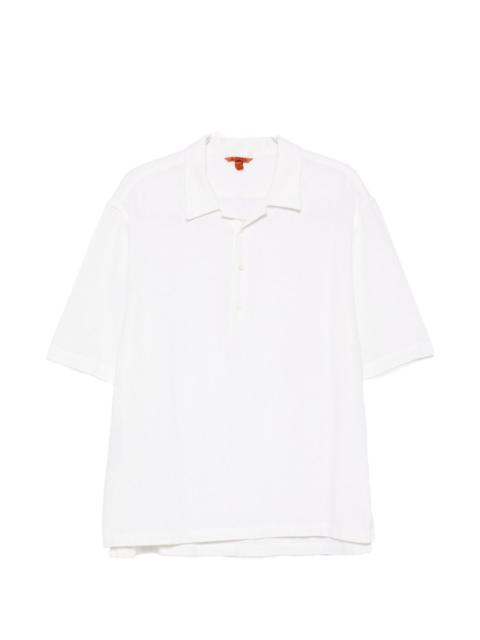 BARENA point-collar polo shirt