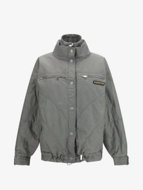 THE ATTICO high-neck zipped bomber jacket