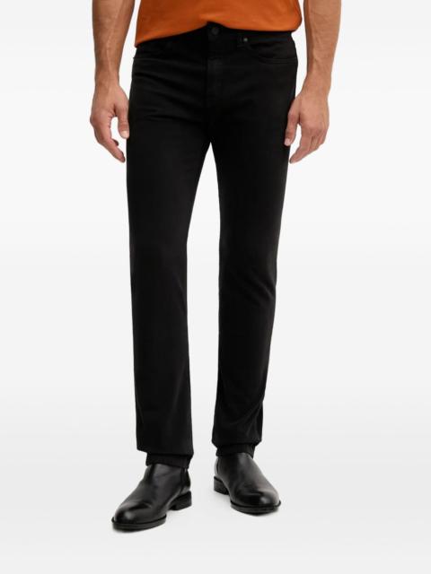 BOSS logo-patch slim trousers