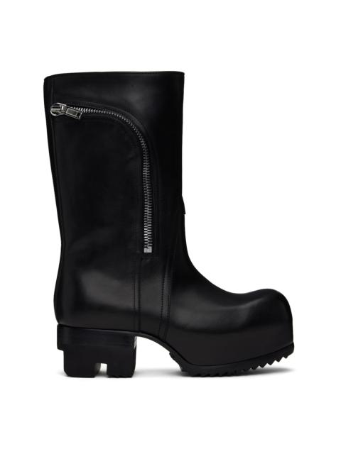 Rick Owens Black Hollywood Bauhaus Ballast Pull Boots