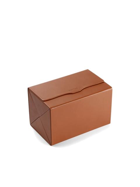 Oliver Peoples four-slot leather frame case