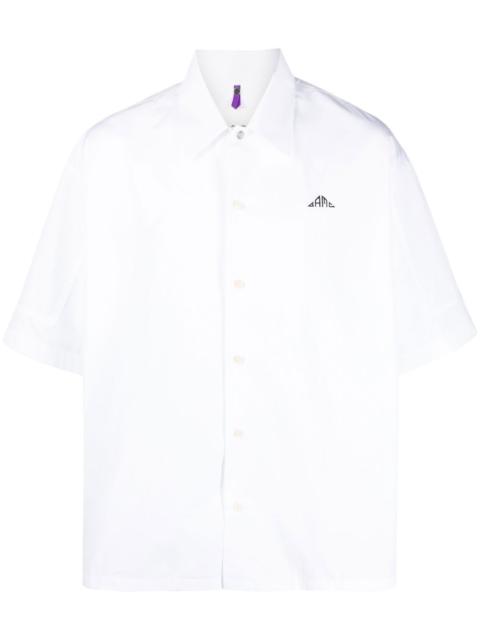 OAMC logo-embroidery short-sleeved shirt