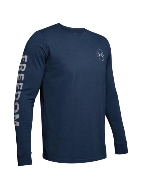 Under Armour Freedom New Flag LS T-Shirt "Navy Blue" 1343565 408