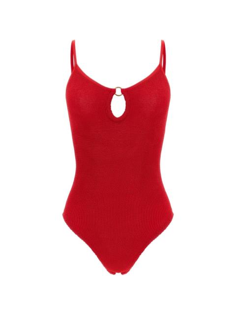 Hunza G Toni ring-detail swimsuit