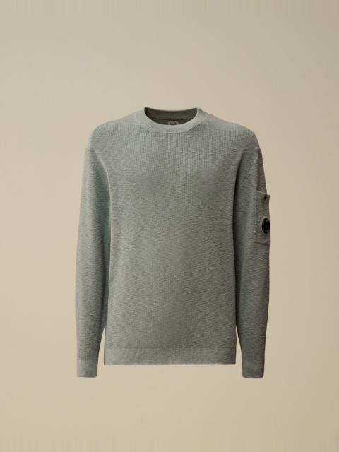 C.P. Company Cotton/Nylon Crewneck Lens Sweater