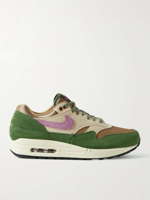Nike Air Max 1 NH Suede, Canvas and Mesh Sneakers
