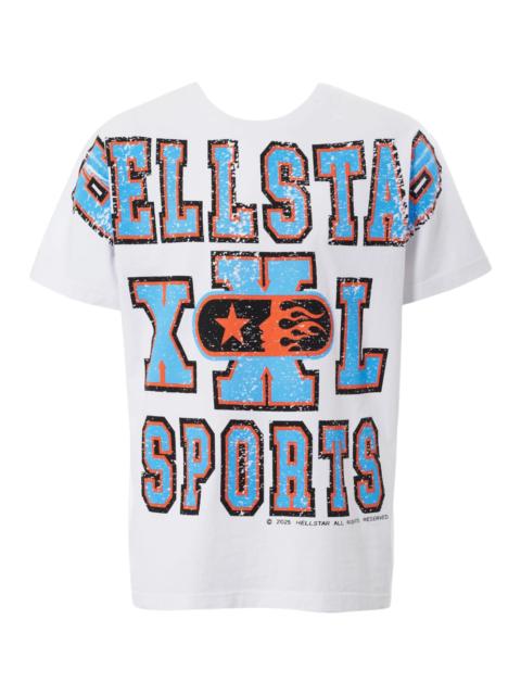 HELLSTAR Oversized Print Sport T-Shirt "White" HSR356