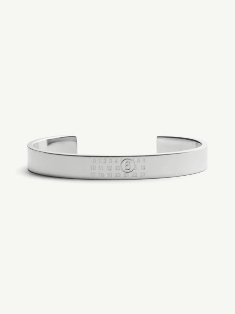MM6 Maison Margiela Numeric Minimal Signature Cuff Bracelet