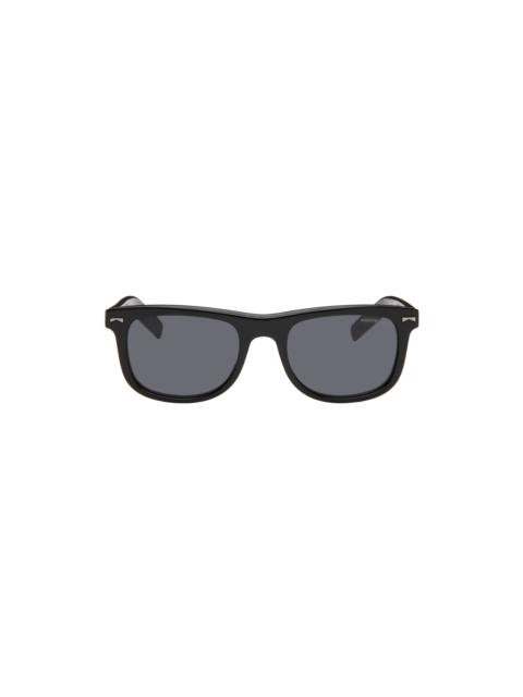 Montblanc Black Rectangular Sunglasses