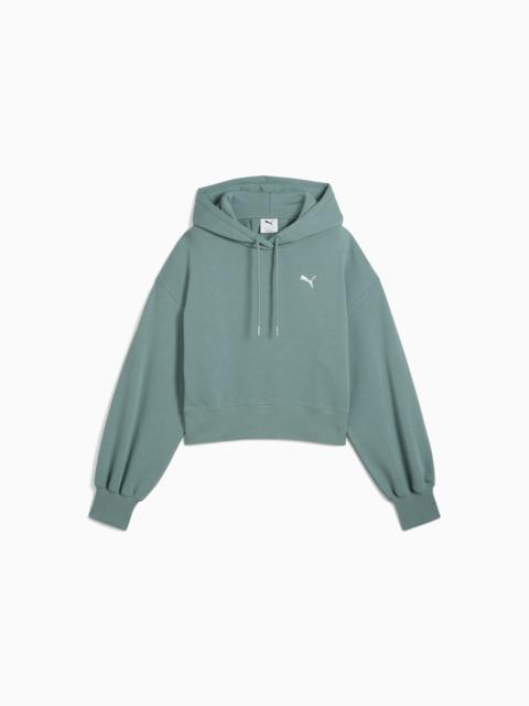 PUMA Wardrobe Essentials Women's Relaxed Cropped Hoodie
