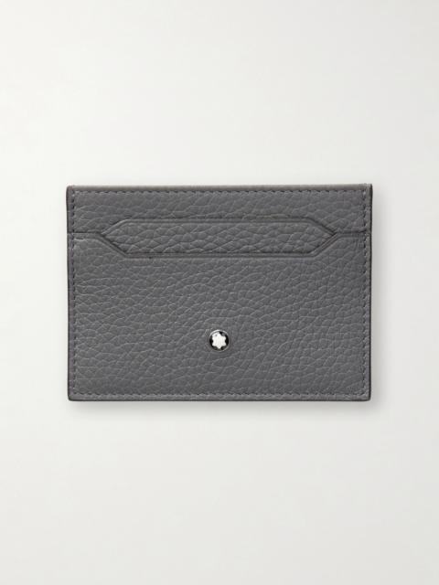 Montblanc Grain Leather Cardholder Gray
